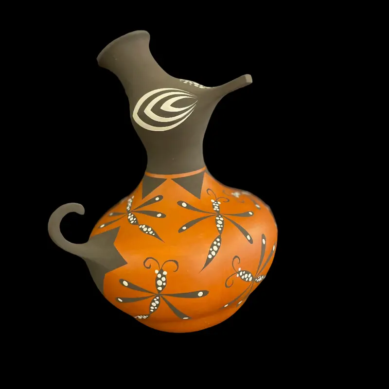 Anderson J. (Jamie) & Avelia Peynetsa'S Zuni Duck Black-On-Redware Sculpture 1