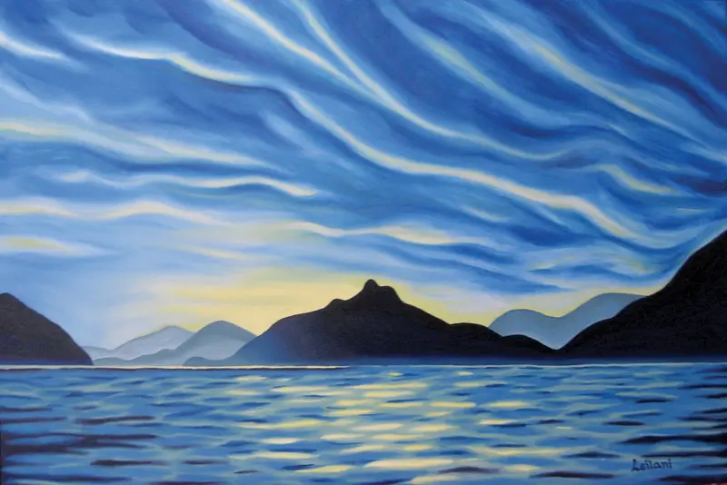 Anvil Island Storm Cloud Seascape 1