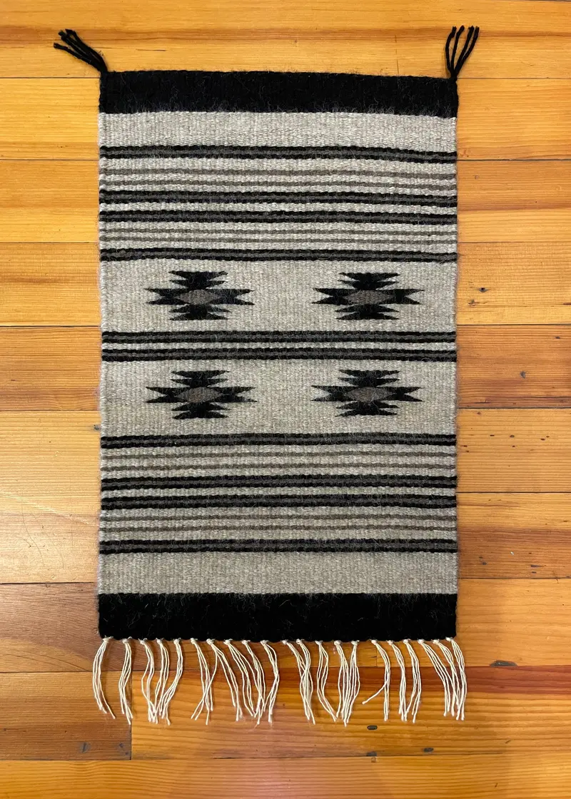 Atsii' Nineez'S Chinle Pattern Miniature Navajo Rug 1