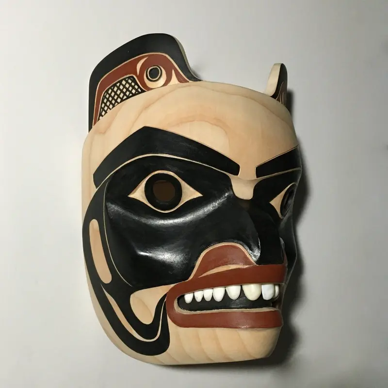 Bear Transformation Mask Carved By David A. Boxley 1