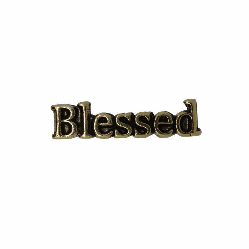 Blessed Symbol Gold Lapel Pin 1