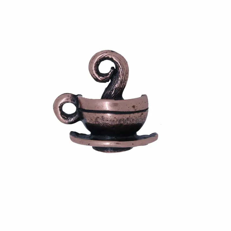 Copper Coffee Cup Lapel Pin 1