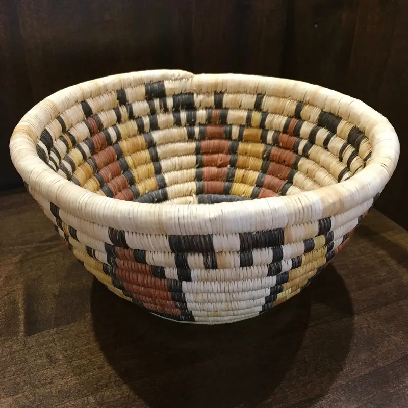 Hopi Polychrome Basket-Bowl From Second Mesa Pueblo 1