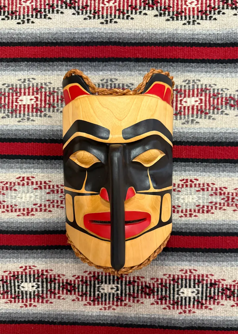 Raven Transformation Mask By Tlingit Artist John P. Wilson 1