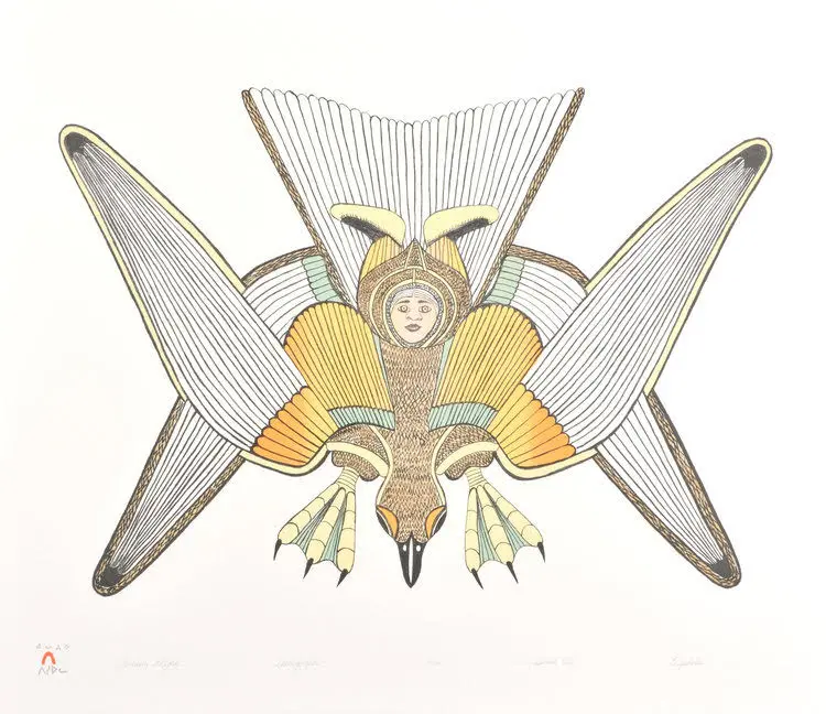 Tandem Flight Contemporary Print By Eliyakota Samuellie 1