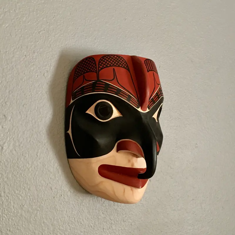 Traditional Hawk Transformation Mask By David A. Boxley 1