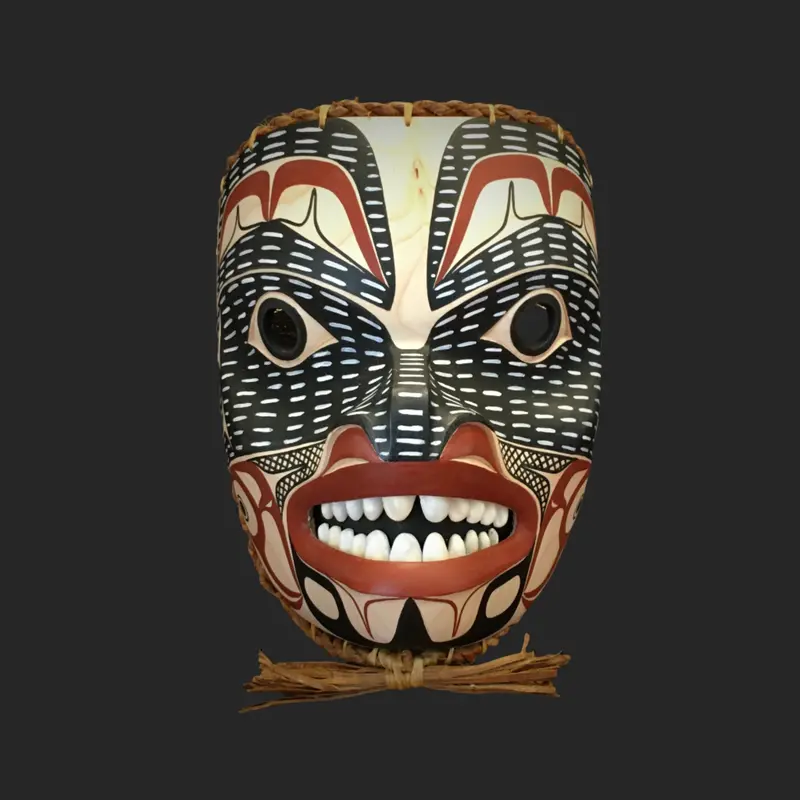 Traditional Tsimshian Bear Mask By David A. Boxley 1
